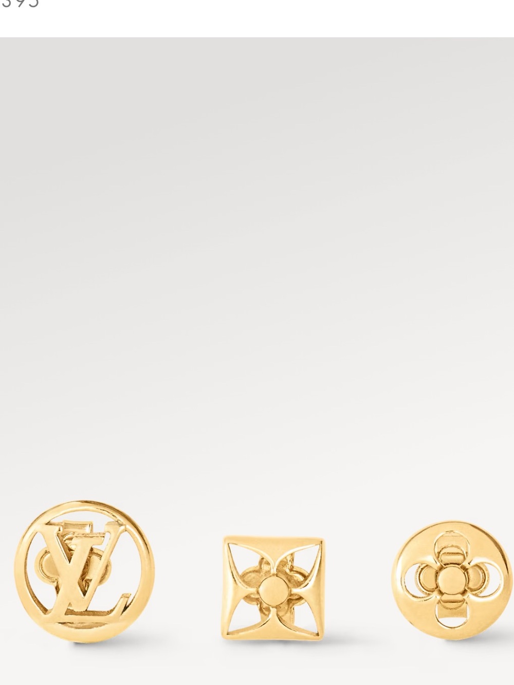 Louis Vuitton Crazy in lock earring set 3 piece